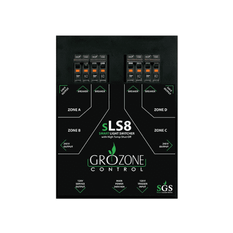 sLS8 SMART LIGHT SWITCHER WITH HIGH TEMP SHUT-OFF - Grozone Control